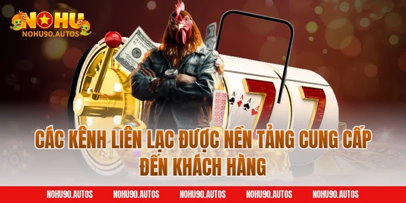 Các kênh liên lạc được nền tảng cung cấp đến khách hàng